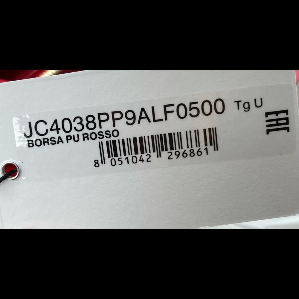 Love Moschino Signature Red Heart Chain Handbag - Picture 16 of 16